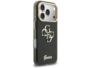 Guess IML 4G Script Metal Case for iPhone 17 Pro Max / 18 Pro Max - Black Guess IML 4G Script Metal Case for iPhone 17 Pro Max / 18 Pro Max - Black