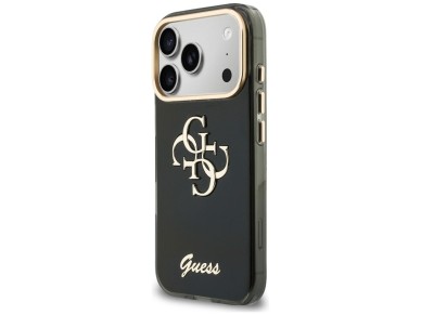Guess IML 4G Script Metal Case for iPhone 17 Pro Max / 18 Pro Max - Black Guess IML 4G Script Metal Case for iPhone 17 Pro Max / 18 Pro Max - Black