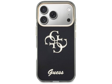 Guess IML 4G Script Metal Case for iPhone 17 Pro Max / 18 Pro Max - Black Guess IML 4G Script Metal Case for iPhone 17 Pro Max / 18 Pro Max - Black