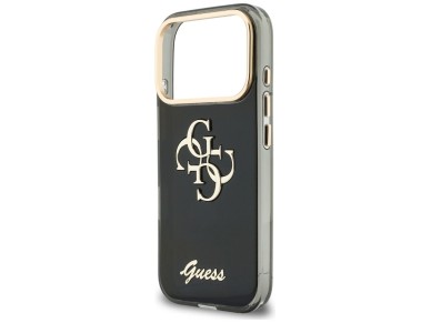 Guess IML 4G Script Metal Case for iPhone 17 Pro Max / 18 Pro Max - Black Guess IML 4G Script Metal Case for iPhone 17 Pro Max / 18 Pro Max - Black