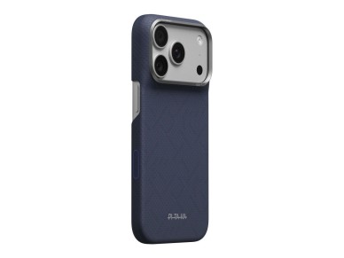 Case PITAKA Edge PTK Weaving-Sapphire MagSafe for iPhone 18 Pro / 17 Pro blue Case PITAKA Edge PTK Weaving-Sapphire MagSafe for iPhone 18 Pro / 17 Pro blue