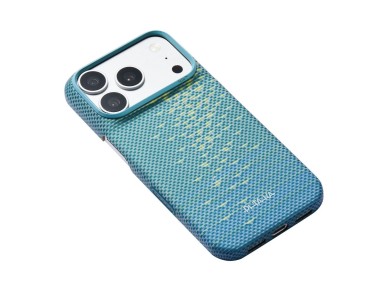 Case PITAKA Edge MagSafe case for iPhone 18 Pro / 17 Pro lucid blue
