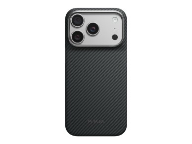 Funda PITAKA Edge para iPhone 18 Pro / 17 Pro, color negro-gris