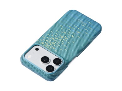 Case PITAKA Edge MagSafe case for iPhone 18 Pro / 17 Pro lucid blue