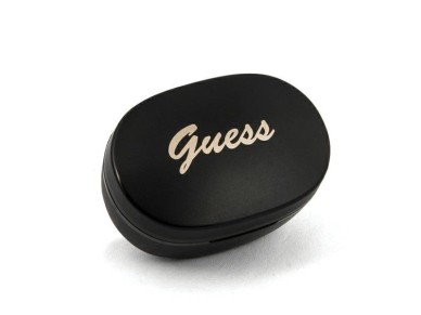 Fones de ouvido sem fio Bluetooth Guess GUTWST30BKTWS + Base de carregamento - Preto Fones de ouvido sem fio Bluetooth Guess GUTWST30BKTWS + Base de carregamento - Preto