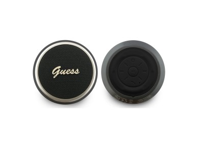 Guess 5W Script Metal Logo Bluetooth Speaker - Black Guess 5W Script Metal Logo Bluetooth Speaker - Black