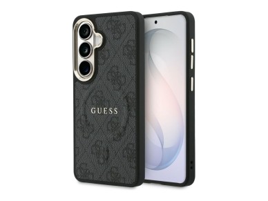 Guess 4G Embossed Ring MagSafe case for Samsung Galaxy S26 - black Guess 4G Embossed Ring MagSafe case for Samsung Galaxy S26 - black