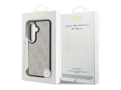 Guess 4G Embossed Ring MagSafe Case for Samsung Galaxy S26 - Pink Guess 4G Embossed Ring MagSafe Case for Samsung Galaxy S26 - Pink