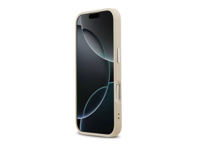 Funda Guess Triangle Logo MagSafe para iPhone 17 - Beige Funda Guess Triangle Logo MagSafe para iPhone 17 - Beige