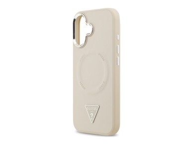 Funda Guess Triangle Logo MagSafe para iPhone 17 - Beige Funda Guess Triangle Logo MagSafe para iPhone 17 - Beige