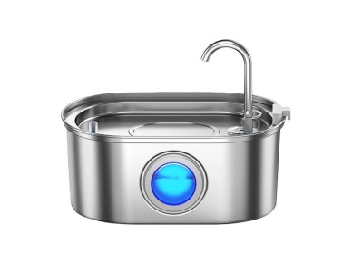 Fuente de agua para gatos ROJECO de 3,2 L (blanca) Fuente de agua para gatos ROJECO de 3,2 L (blanca)