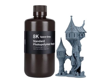 ELEGOO Water Washable 8K Resin (space gray) ELEGOO Water Washable 8K Resin (space gray)