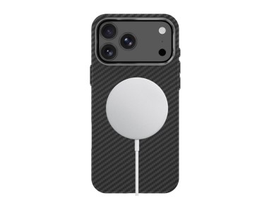 Funda Tech-Protect Ion Carbon MagSafe para iPhone 18 Pro / 17 Pro - Negro y Plata Funda Tech-Protect Ion Carbon MagSafe para iPhone 18 Pro / 17 Pro - Negro y Plata