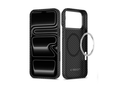 Funda Tech-Protect Ion Carbon MagSafe para iPhone 18 Pro / 17 Pro - Negro y Plata Funda Tech-Protect Ion Carbon MagSafe para iPhone 18 Pro / 17 Pro - Negro y Plata