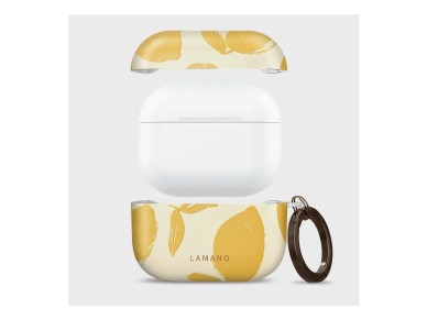 Lamano Tech-Protect Case for AirPods Pro 3 - Yellow and White