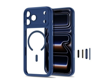 Funda Tech-Protect MagPeak MagSafe CC para iPhone 18 Pro / 17 Pro - Azul marino transparente Funda Tech-Protect MagPeak MagSafe CC para iPhone 18 Pro / 17 Pro - Azul marino transparente