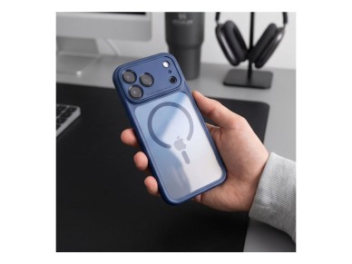 Funda Tech-Protect MagPeak MagSafe CC para iPhone 18 Pro / 17 Pro - Azul marino transparente Funda Tech-Protect MagPeak MagSafe CC para iPhone 18 Pro / 17 Pro - Azul marino transparente