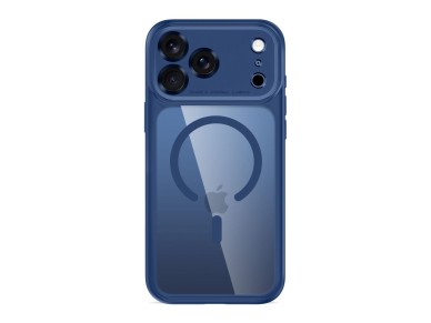 Funda Tech-Protect MagPeak MagSafe CC para iPhone 18 Pro / 17 Pro - Azul marino transparente Funda Tech-Protect MagPeak MagSafe CC para iPhone 18 Pro / 17 Pro - Azul marino transparente