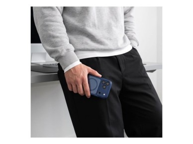 Funda Tech-Protect MagPeak MagSafe CC para iPhone 18 Pro / 17 Pro - Azul marino transparente Funda Tech-Protect MagPeak MagSafe CC para iPhone 18 Pro / 17 Pro - Azul marino transparente