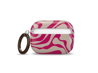 Capa protetora Lamano Tech-Protect para AirPods Pro 3 - Rosa e Bege