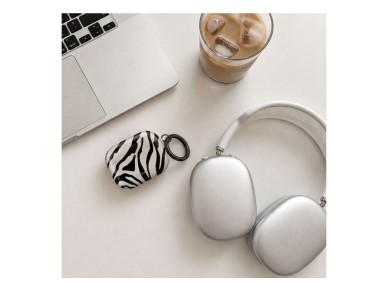 Tech-Protect Lamano case for AirPods Pro 3 - black and beige Tech-Protect Lamano case for AirPods Pro 3 - black and beige