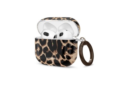 Capa Tech-Protect Lamano para AirPods 4/5 - preta e castanha Capa Tech-Protect Lamano para AirPods 4/5 - preta e castanha