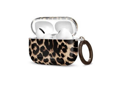 Tech-Protect Lamano case for AirPods Pro 3 - black and brown Tech-Protect Lamano case for AirPods Pro 3 - black and brown