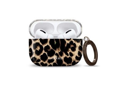 Capa Tech-Protect Lamano para AirPods Pro 3 - preta e castanha Capa Tech-Protect Lamano para AirPods Pro 3 - preta e castanha