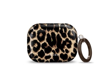 Capa Tech-Protect Lamano para AirPods Pro 3 - preta e castanha Capa Tech-Protect Lamano para AirPods Pro 3 - preta e castanha