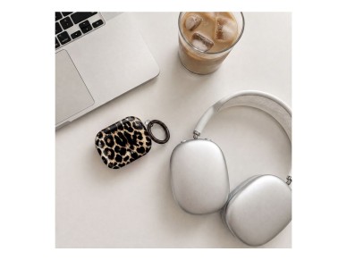 Capa Tech-Protect Lamano para AirPods Pro 3 - preta e castanha Capa Tech-Protect Lamano para AirPods Pro 3 - preta e castanha