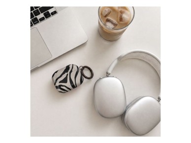 Capa Tech-Protect Lamano para AirPods 4/5 - preta e bege