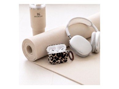 Funda Tech-Protect Lamano para AirPods 4/5 - negra y marrón Funda Tech-Protect Lamano para AirPods 4/5 - negra y marrón