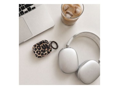 Funda Tech-Protect Lamano para AirPods 4/5 - negra y marrón Funda Tech-Protect Lamano para AirPods 4/5 - negra y marrón