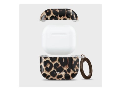 Funda Tech-Protect Lamano para AirPods 4/5 - negra y marrón Funda Tech-Protect Lamano para AirPods 4/5 - negra y marrón