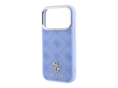 Guess Peony 4G Small Logo MagSafe Case for iPhone 18 Pro Max / 17 Pro Max - Light Blue