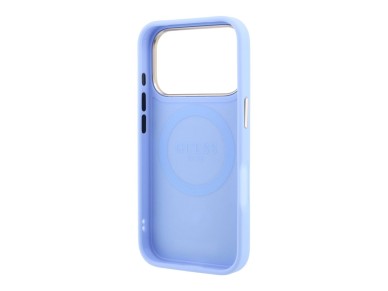 Guess Peony 4G Small Logo MagSafe Case for iPhone 18 Pro Max / 17 Pro Max - Light Blue