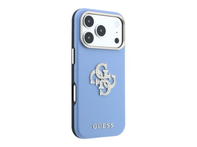 Funda Guess Smooth & Big Strass con logo para iPhone 18 Pro Max / 17 Pro Max - Azul Funda Guess Smooth & Big Strass con logo para iPhone 18 Pro Max / 17 Pro Max - Azul