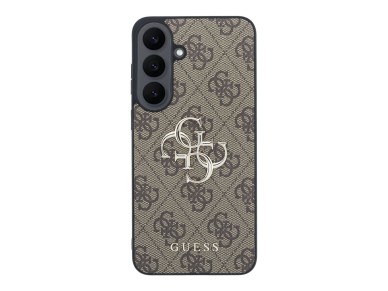 Guess Leather 4G Metal Logo Case for Samsung Galaxy S26 FE - Brown Guess Leather 4G Metal Logo Case for Samsung Galaxy S26 FE - Brown