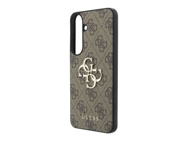 Guess Leather 4G Metal Logo Case for Samsung Galaxy S26 FE - Brown Guess Leather 4G Metal Logo Case for Samsung Galaxy S26 FE - Brown