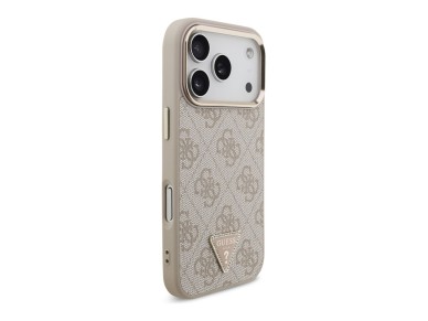 Funda Guess 4G con logo triangular y MagSafe para iPhone 18 Pro / 17 Pro - Oro rosa Funda Guess 4G con logo triangular y MagSafe para iPhone 18 Pro / 17 Pro - Oro rosa