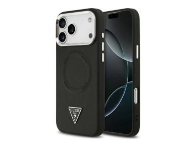 Guess Triangle Logo MagSafe Case for iPhone 17 Pro Max - Black Guess Triangle Logo MagSafe Case for iPhone 17 Pro Max - Black