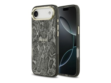 Guess Python Pattern MagSafe Case for iPhone Air - Black