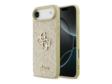 Capa Guess Fixed Glitter Big 4G para iPhone Air - dourada Capa Guess Fixed Glitter Big 4G para iPhone Air - dourada