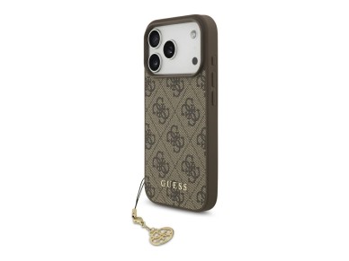 Guess 4G Charms Collection MagSafe case for iPhone 17 Pro - brown Guess 4G Charms Collection MagSafe case for iPhone 17 Pro - brown