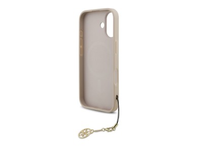 Capa MagSafe Guess 4G Charms Collection para iPhone 17 - Rosa Capa MagSafe Guess 4G Charms Collection para iPhone 17 - Rosa