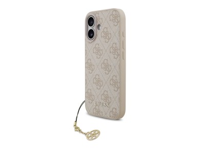 Capa MagSafe Guess 4G Charms Collection para iPhone 17 - Rosa Capa MagSafe Guess 4G Charms Collection para iPhone 17 - Rosa