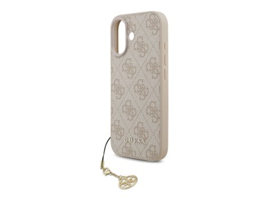 Capa MagSafe Guess 4G Charms Collection para iPhone 17 - Rosa Capa MagSafe Guess 4G Charms Collection para iPhone 17 - Rosa