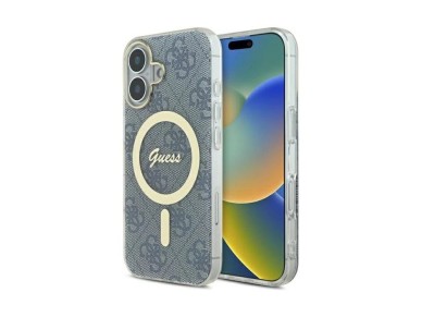 Guess IML 4G MagSafe Case for iPhone 16 - Blue