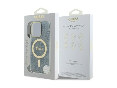 Funda Guess IML 4G MagSafe para iPhone 16 Pro Max - Azul Funda Guess IML 4G MagSafe para iPhone 16 Pro Max - Azul
