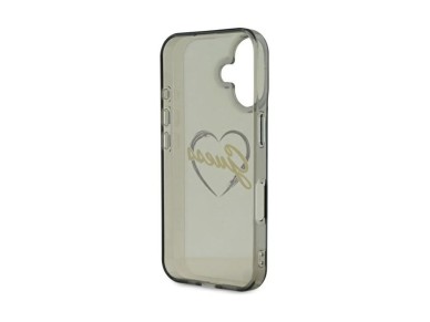 Guess IML Heart iPhone 16 Case - Black Guess IML Heart iPhone 16 Case - Black